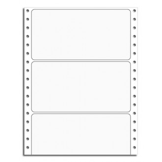 Continuous Blank White Labels