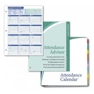 2018 Attendance Calendar Kit