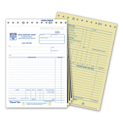 Carbon Copy Job Invoice Forms