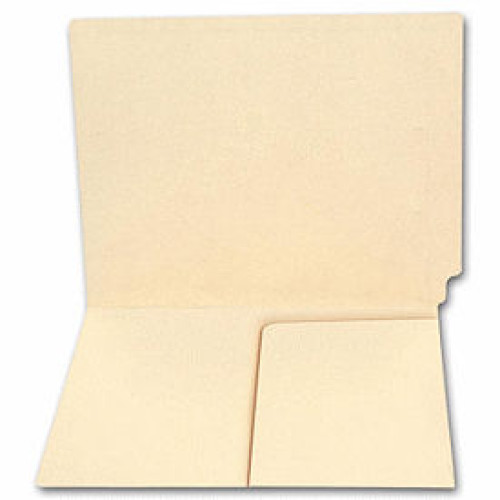 End Tab Half Pocket Manila Folder, 14 pt, No Fastener (Item # 1754) - Business Checks Supplies - Business Checks End Tab Half Pocket Manila Folder, 14 pt, No Fastener (Item # 1754) - Business Checks Supplies - Business Checks