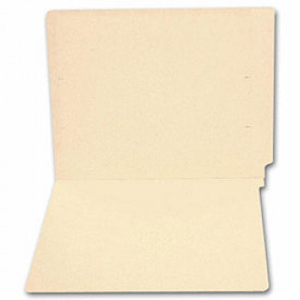 End Tab Full Cut Manila Folder, 11 pt, No Fastener