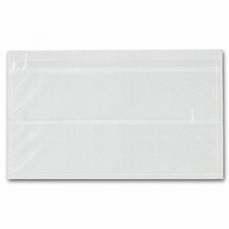 Adhesive Transparent Plastic File Pockets, 9 1/2" x 5 1/4"