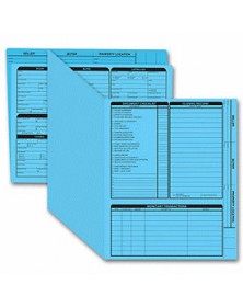 Real Estate Folder, Right Panel List, Letter Size, Blue (Item #275B) - Business Checks Supplies  - Business Checks | Printez.com 