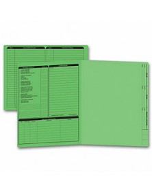 Real Estate Folder, Left Panel List, Letter Size, Green (Item #285G) - Business Checks Supplies  - Business Checks | Printez.com 