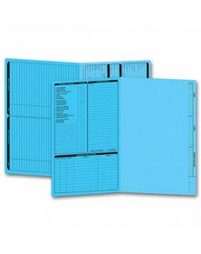 Real Estate Folder, Left Panel List, Legal Size, Blue (Item #286B) - Business Checks Supplies  - Business Checks | Printez.com 