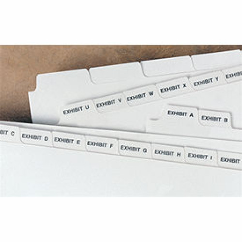 Bottom Tab Exhibit Divider (Item #D6303) - Business Checks Supplies - Business Checks Bottom Tab Exhibit Divider (Item #D6303) - Business Checks Supplies - Business Checks