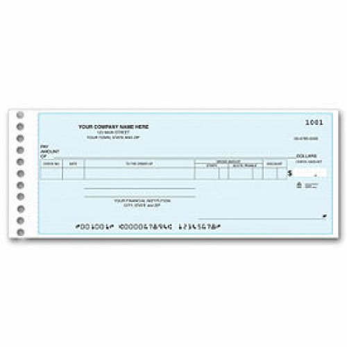 Accounts Payable Check (Item # 141011N) - One-Write Checks  - Business Checks  