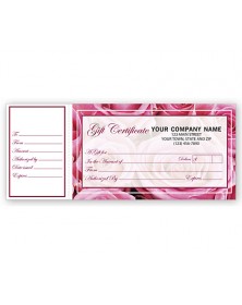 Gift Certificates, Rose Motif 