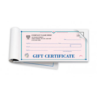 Elegant St. Croix Booked Gift Certificate with Duplicate