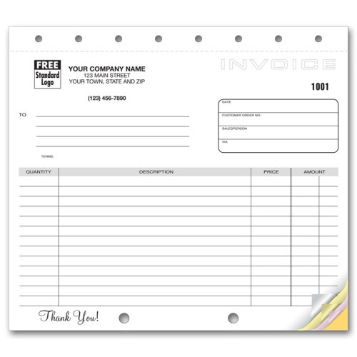 Compact Carbonless Custom Invoices Compact Carbonless Custom Invoices