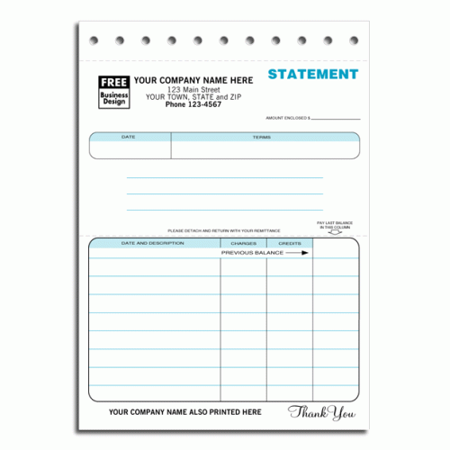 Compact Carbon Copy Statement Forms Compact Carbon Copy Statement Forms