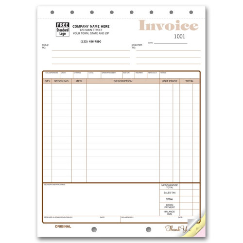 Professional Invoices - Appliances & Furniture Invoices Professional Invoices - Appliances & Furniture Invoices