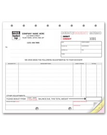 Debit & Credit Memos accounting forms, accounting ledger sheets, accounting forms for small business