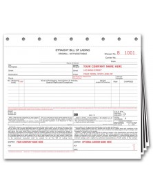 Carbon Copy Bill of Lading shipping forms