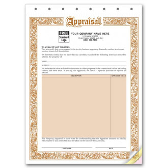Jewelry Appraisal Forms