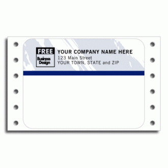 Color Continuous Mailing Labels