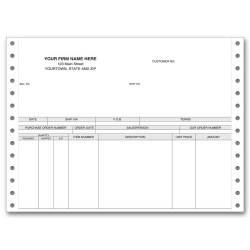 Continuous Invoices, Short Format