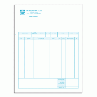 General Laser Invoice MYOB