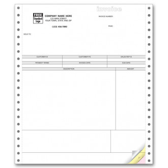 Continuous Service Invoice for Peachtree
