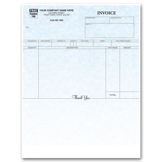 General Laser Invoice - Parchment