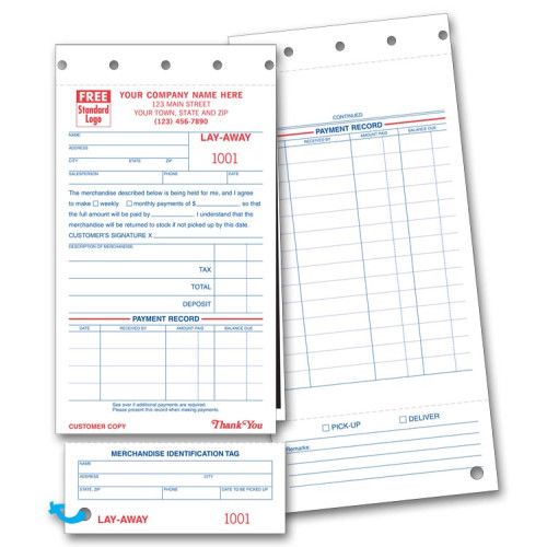 Carbon Copy Layaway Forms Carbon Copy Layaway Forms