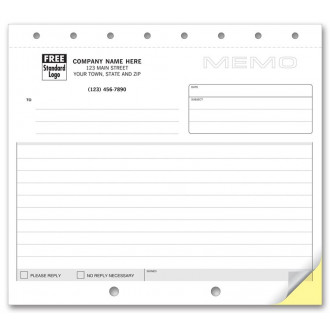 Lined Personalized Office Memos