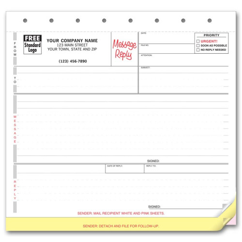 Detailed Office Memos with Logo Detailed Office Memos with Logo