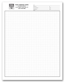 1/4 Inch Engineering Graph Pads graph pads, custom graph paper, graph paper pads