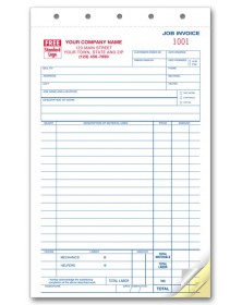 Compact Job Invoice Forms business invoices, buisness forms, job invoice forms, business forms