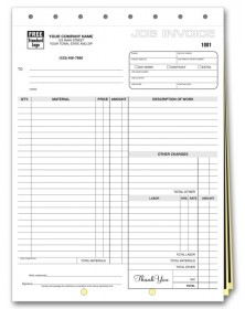 Carbon Copy Job Invoice Forms 244 invoice forms, invoices for business, business invoice