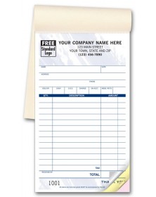 Carbonless Sales Receipts Booked customized receipt books, sales pads, sales receipt books