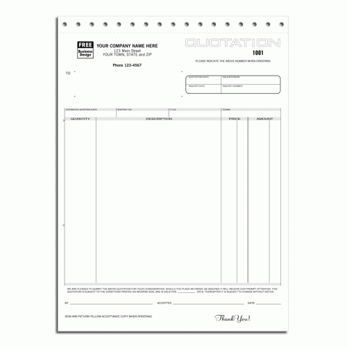 Quotations Forms Quotations Forms