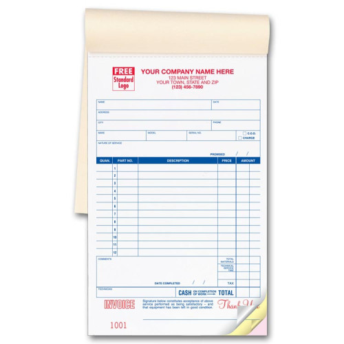 Service Order Invoice Books Service Order Invoice Books