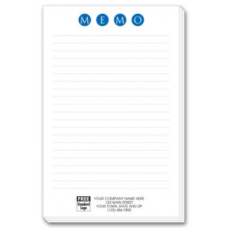 Large Memo Pads with Lines