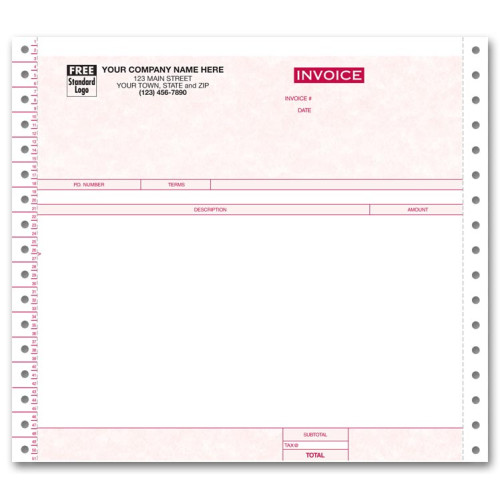 General Continuous Invoice - Parchment General Continuous Invoice - Parchment