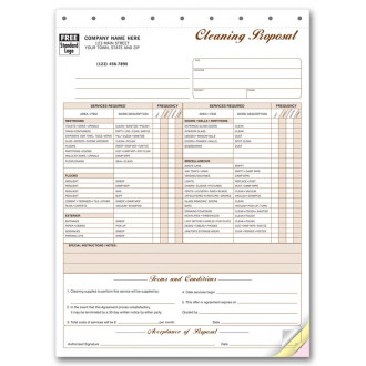 Cleaning Proposal Forms