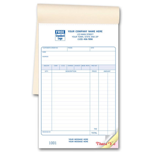 Carbonless Custom Sales Invoice Books Carbonless Custom Sales Invoice Books