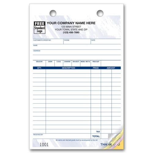 Small Colored Register Forms 