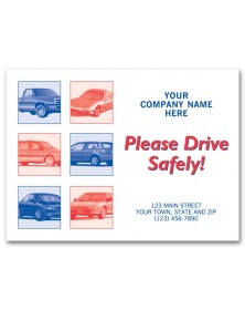  6517, Auto Floor Mat, "Please Drive Safely!"  