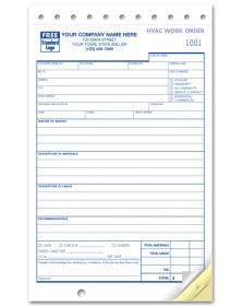 Small Work Forms for HVAC 