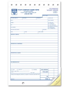 Work Order Plumbing Compact Forms 