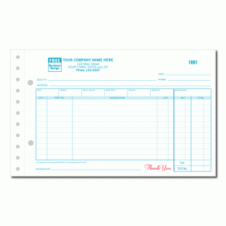 Small Auto Parts Order Form