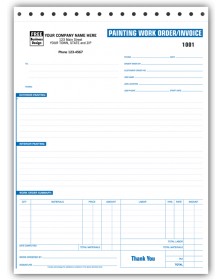 Painting Work Order Forms painting forms, painting proposal forms, painting work order forms