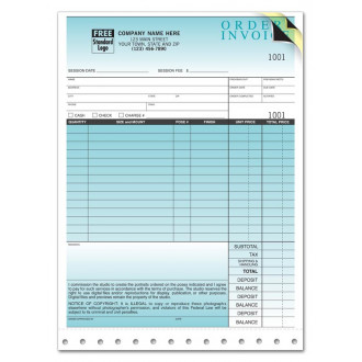 Professional Invoices - Photo Invoices + Envelope