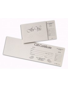 Customized Gift Certificate Forms 