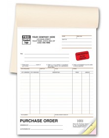 Purchase Order Books customized receipt books, sales pads, sales receipt books
