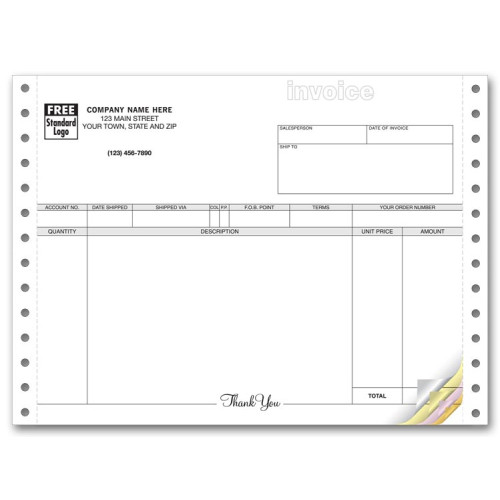 General Continuous Invoice General Continuous Invoice