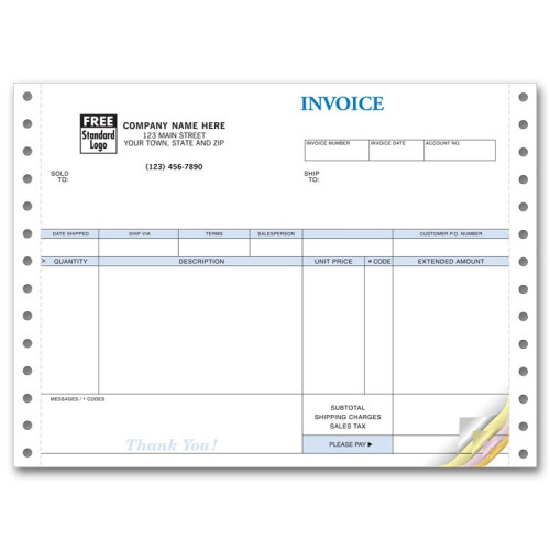 Compact Continuous Invoice Compact Continuous Invoice
