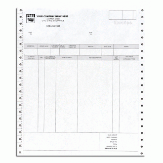 Continuous Invoice for RealWorld Accounting