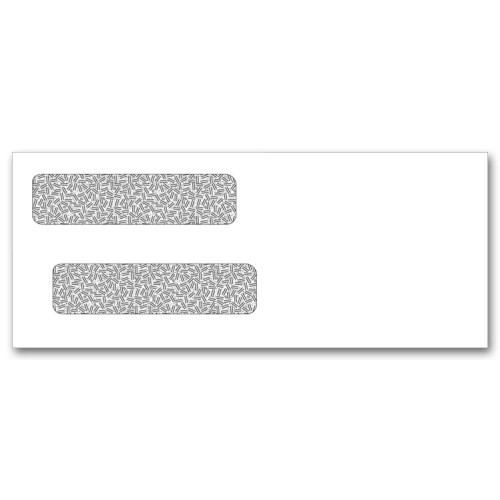 Double Window Confidential Envelope, Self-Seal Double Window Confidential Envelope, Self-Seal